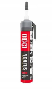 CX-80 Silikon wysokotemperaturowy 210g czerwony
