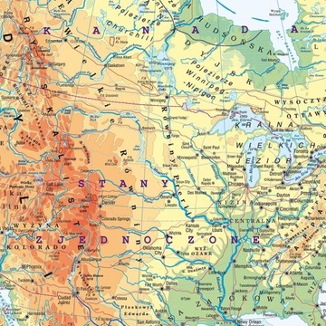 КАРТА СОВЕТА СЕВЕРНОЙ АМЕРИКИ PHYS/POL