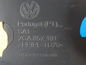 VW T-ROC ПАССАЖИРСКАЯ ПЕРЧАТКА 2GA857101