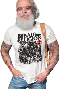 BAD RELIGION Koszulka T-Shirt PUNK 6 WZORÓW L