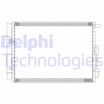 DELPHI CF20304 KONDENZÁTOR KLIMATIZACE