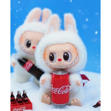 LABUBU Najnowsza 5 generacja seria Coca-Cola LABU-BU brelok 18cm