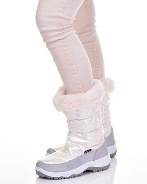 МОДНЫЕ ВЫСОКИЕ ЖЕНСКИЕ СНЕЖНЫЕ БОТИНКИ, УТЕПЛЕННЫЕ, ТЕПЛЫЕ ЗИМНИЕ БОТИНКИ