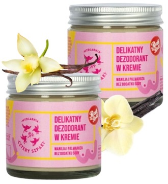 CZTERY SZPAKI Dezodorant w kremie Badaj Się 60ml 2 sztuki