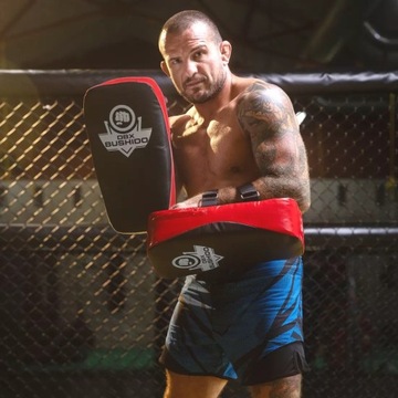 TARCZA TRENINGOWA PAO BOKSERSKA MUAY THAI KICKBOXING KARATE 42X25 BUSHIDO