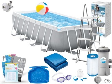 Basen Ogrodowy Intex Stelażowy 400x200x122 26790 Zestaw 14w1 MODEL 2024