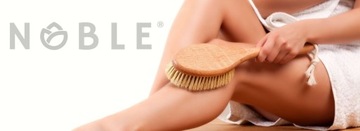 Щетка для сухого и влажного массажа NOBLE Handle