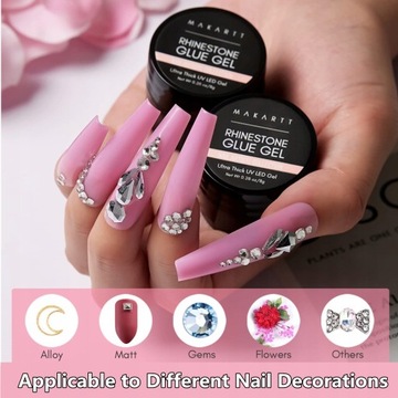Makartt Nail Art Rhinestone Glue Gel 30g Supe