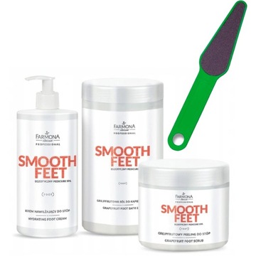 FARMONA SMOOTH FEET GREJPFRUT. ZABIEG STOPY+TARKA