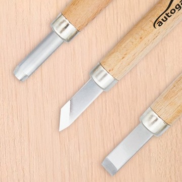 Нож для снятия твердого клея и отклейки автомобильных ламп Набор из 3 шт.