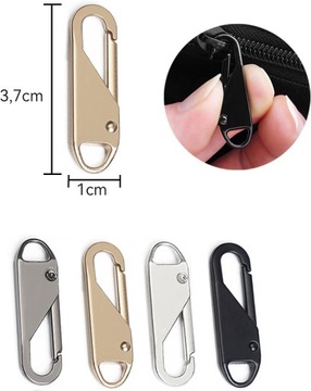 РУЧКИ ДЛЯ МОЛНИИ ВЕШАЛКА ДЛЯ МОЛНИИ МОЛНИЯ 2 ШТ. ЧЕРНАЯ