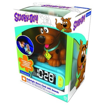 LEXIBOOK SCOOBY-DOO Часы Электронный Будильник НОЧНАЯ ЛАМПА Для Детей Светодиодный