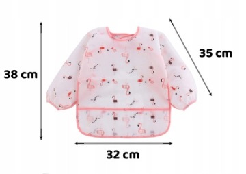 ДЕТСКИЙ ФАРТУК-КОМБИНЕЗОН С РУКАВАМИ НА ЗАЛИВКЕ