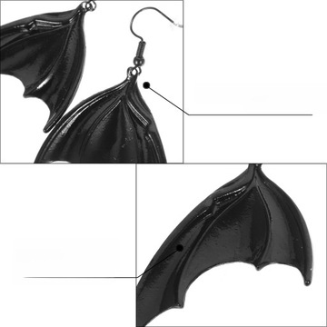 DEKOR VINTAGE Skrzydełka Nietoperza HALLOWEEN
