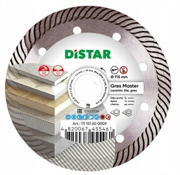 Tarcza diamentowa Distar gres master 115mm