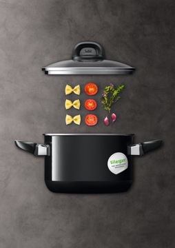 Набор посуды Silit Modesto, Силарган, Черный, 4 предмета