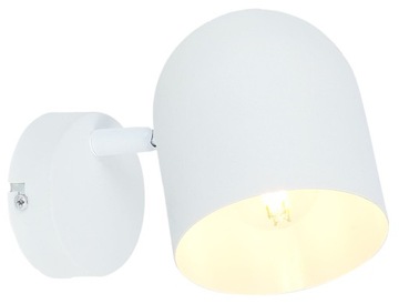 KINKIET ŚCIENNY biały Lampa na ścianę 40W E27