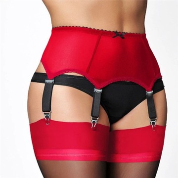 Sexy Lingerie Garter Belt Women's High Waist Mesh
