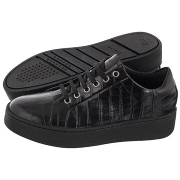 Buty Sneakersy Geox D Skyely C Black D16QXC Czarne