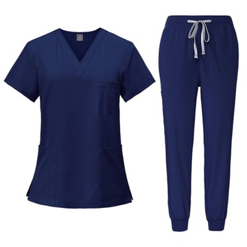 DAMSKI KOMPLET UNIFORM MEDYCZNY KOSZULKA SPODNIE M
