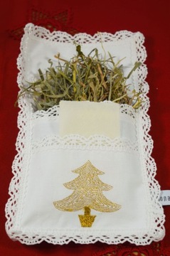 ПОДУШКА СЕНО И ВАФЛЯ, вышитая