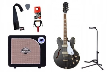GITARA ELEKTRYCZNA + WZMACNIACZ 15W KABEL ZESTAW