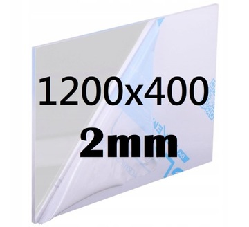 PLEKSI / PLEXI / PLEKSA / PLEXA CIĘTA PŁYTA na wymiar 120cm x 40cm x 2mm