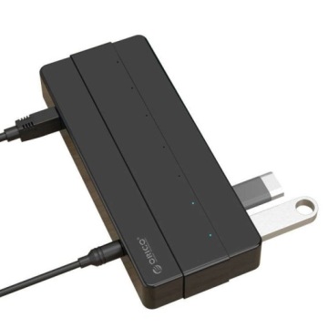 АДАПТЕР-ХАБ ORICO 7X ПОРТОВ USB 3.0, ЧИП ДО 5 ГБ ЧЕРЕЗ СВЕТОДИОДНЫЙ ИНДИКАТОР 12 В