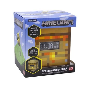 Budzik Minecraft gamingowy Pszczeli ul Paladone Licencja