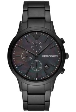 Zegarek męski Emporio Armani Renato AR11275 Czarna bransoleta + BOX