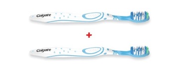 Зубная щетка COLGATE MaxWhite MEDIUM 2 шт + БЕСПЛАТНО
