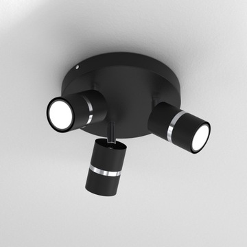 ПОТОЛОЧНЫЙ СВЕТИЛЬНИК, РЕГУЛИРУЕМЫЙ ПО КРУГУ ЧЕРНЫЙ СВЕТОДИОДНЫЙ ПОТОЛОЧНЫЙ СВЕТИЛЬНИК