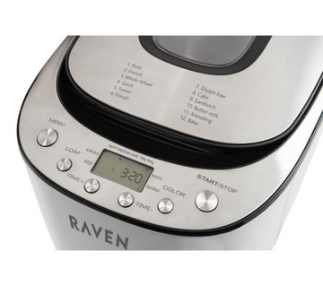 ХЛЕБОПЕЧКА RAVEN EWC001 12 ПРОГРАММ