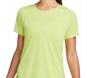 Nike T-Shirt Damski sportowy Fast Dri-Fit Short Sleeve Top żółty M