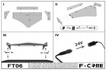 Полка в кокпите TIR RENAULT PREMIUM II 05-13 кожа
