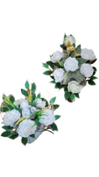 KWIATY na GRÓB ANIOŁ SERCE KOMPLET dla dziecka