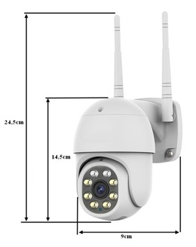 TUYA НАРУЖНАЯ IP WIFI FULL HD PTZ-КАМЕРА