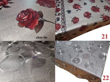 CERATA METALICZNA 3D OBRUS 280x140 15 WZORÓW