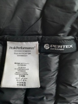 Женская трекинговая куртка Peak Performance Frost DH Размер: S