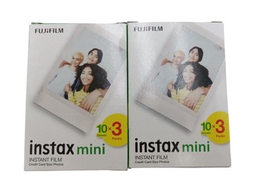 Fujifilm Instax Mini, 2 opakowania x 30 arkuszy