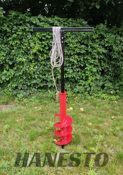 Wiertnica ręczna do studni 2m fi145mm + Szlamówka