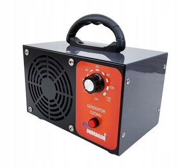 GENERATOR OZONU MOCNY 60 000 MG/H OCZYSZCZANIE POWIETRZA ozonator +TIMER