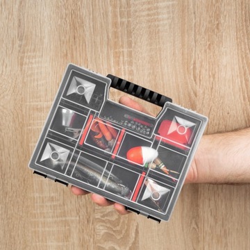 Набор из 4 коробок-ОРГАНИЗАТОРОВ, РЕГУЛИРУЕМЫЕ РАЗДЕЛЕНИЯ