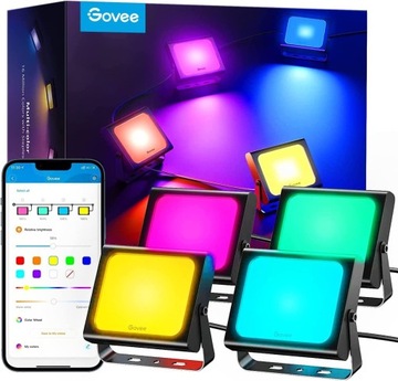 Oświetlacze ogrodowe RGBWW GOVEE Flood H7060