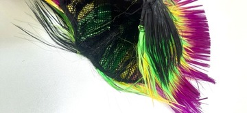 Красочный парик красочных волос