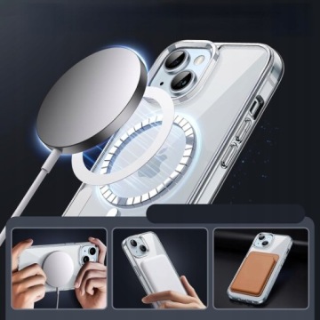 ПРОЧНЫЙ, ПРОЗРАЧНЫЙ МАГНИТНЫЙ ЧЕХОЛ ДЛЯ IPHONE 14 PLUS