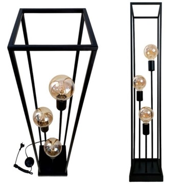 Nowoczesna lampa podłogowa stojąca loft 3pł do LED