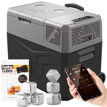 LODÓWKA TURYSTYCZNA KOMPRESOR YOLCO BCX40 GREY 39L