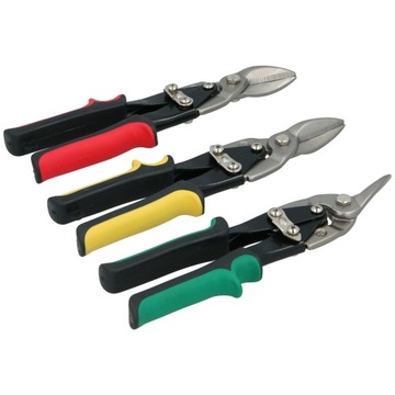 NOŻYCE DO CIĘCIA BLACHY METALU LEWE PRAWE PROSTE