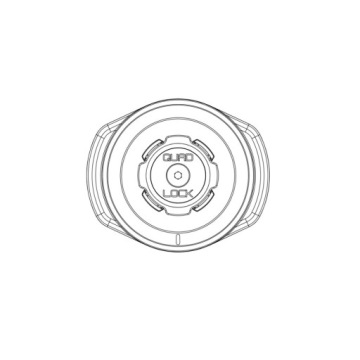 Водонепроницаемая головка с индуктивным зарядным устройством Quad Lock USB